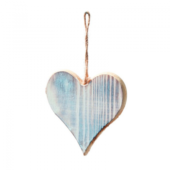 Herz aus Holz zum Hängen (10 cm)